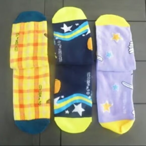 Looney Tunes Ankle High Socks, 3 Pairs Size 9-11 - Picture 6 of 6